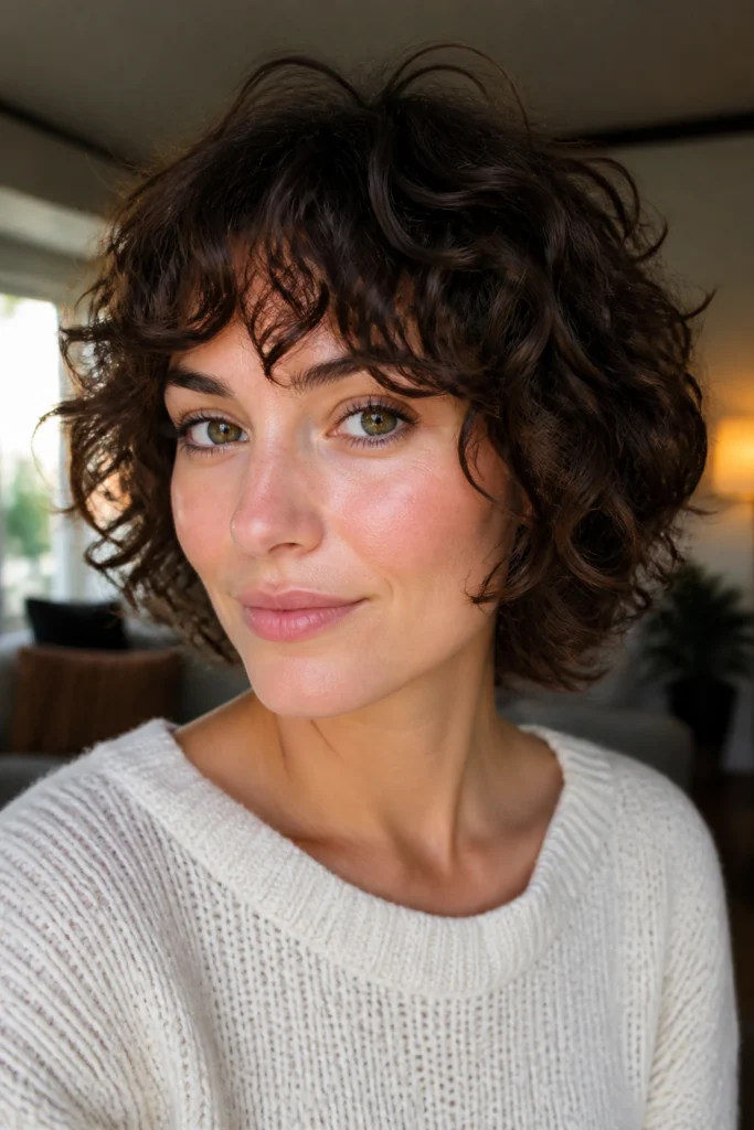 25 Low Maintenance Haircuts for Fine Hair with Loose Curls