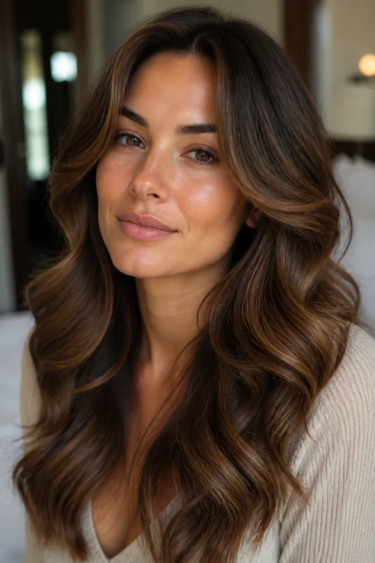 22 Glam Hairstyles for Long Hair and Square Faces
