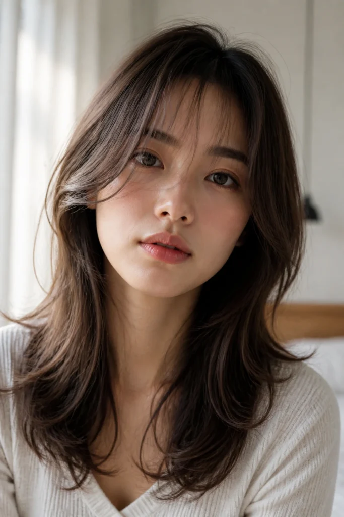 22 Korean Haircuts for Fine Hair and Oval Faces