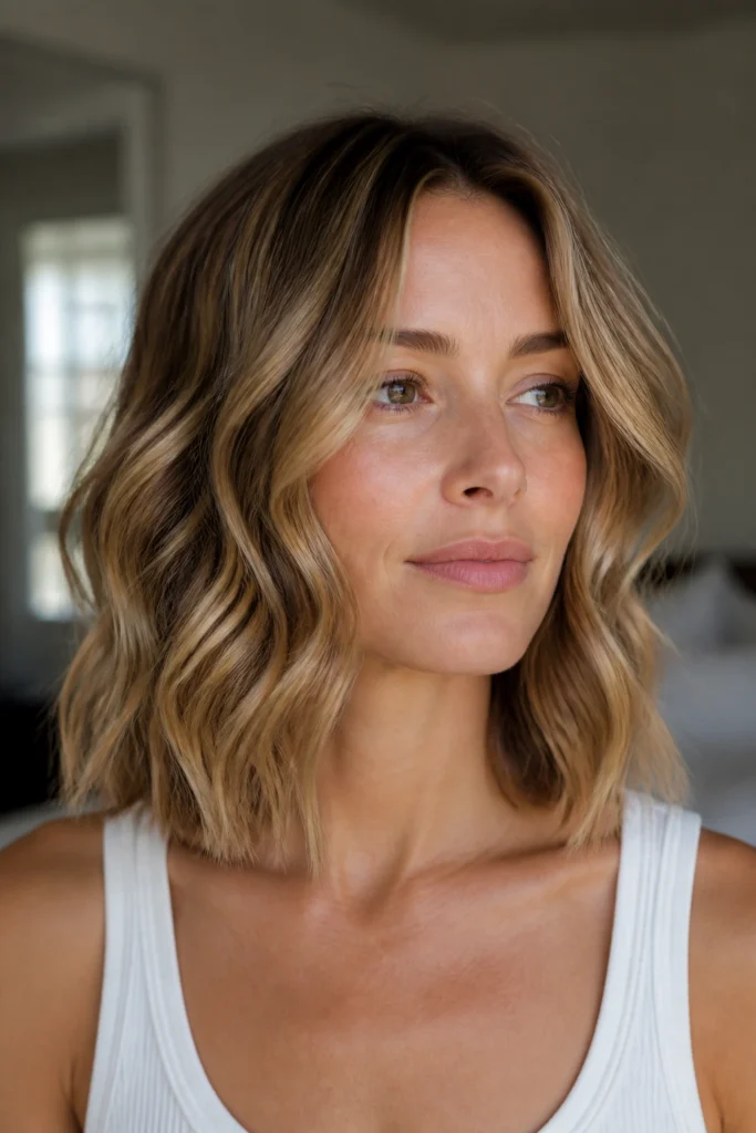 25 Sunscreen Hairstyles for Thin Hair with Lowlights