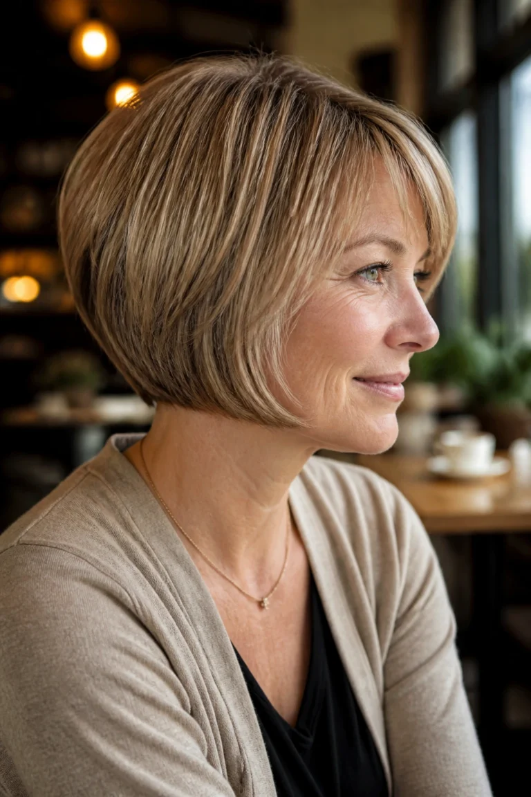 25 Round Bobs for Women Over 40 with Fine Hair