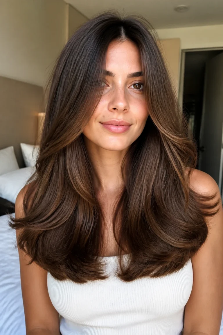 25 Long Layers for Thick Hair and Oval Faces