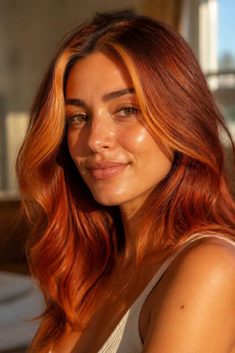 25 Strawberry Red Hair Color Ideas for Olive Skin