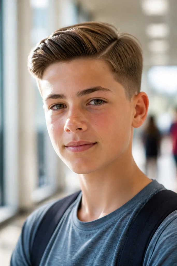 18 Straight Haircuts for Boys and Oval Faces