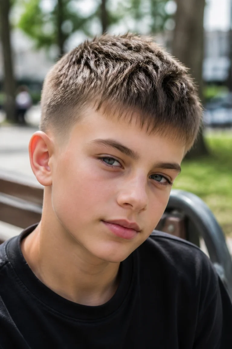 18 Crew Haircuts for Boys with Fine Hair