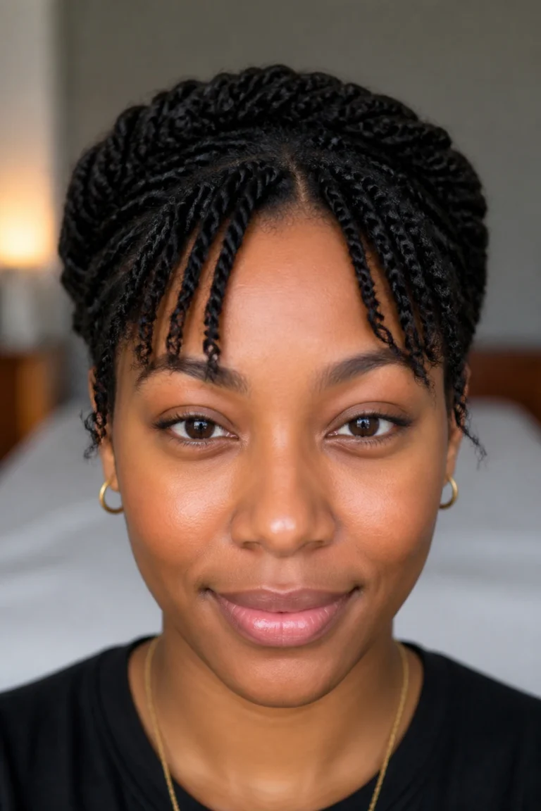25 Twists for Short Natural Hair and Oval Faces
