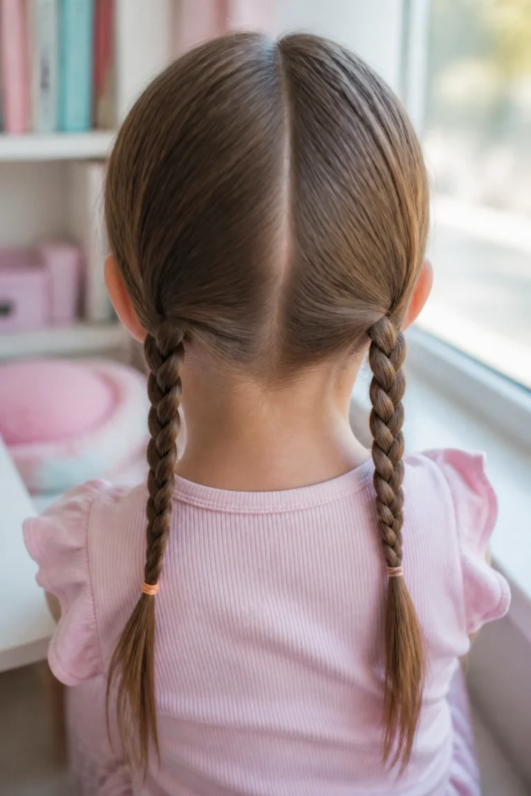 25 Easy Beginners Braids for Little Girls with Thin Hair
