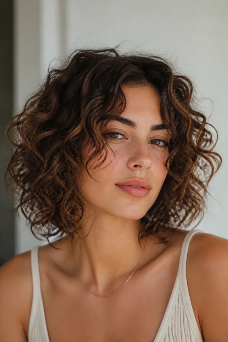 25 Undone Bobs for Oval Faces and Curly Hair