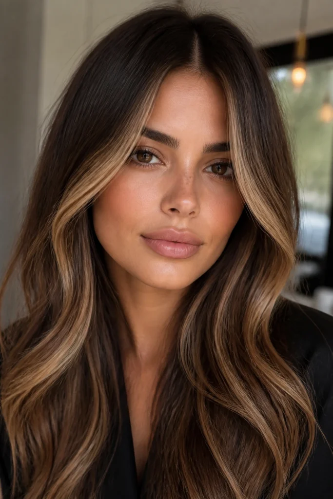 25 Brunette Caramel Hair Color Ideas for Long Hair