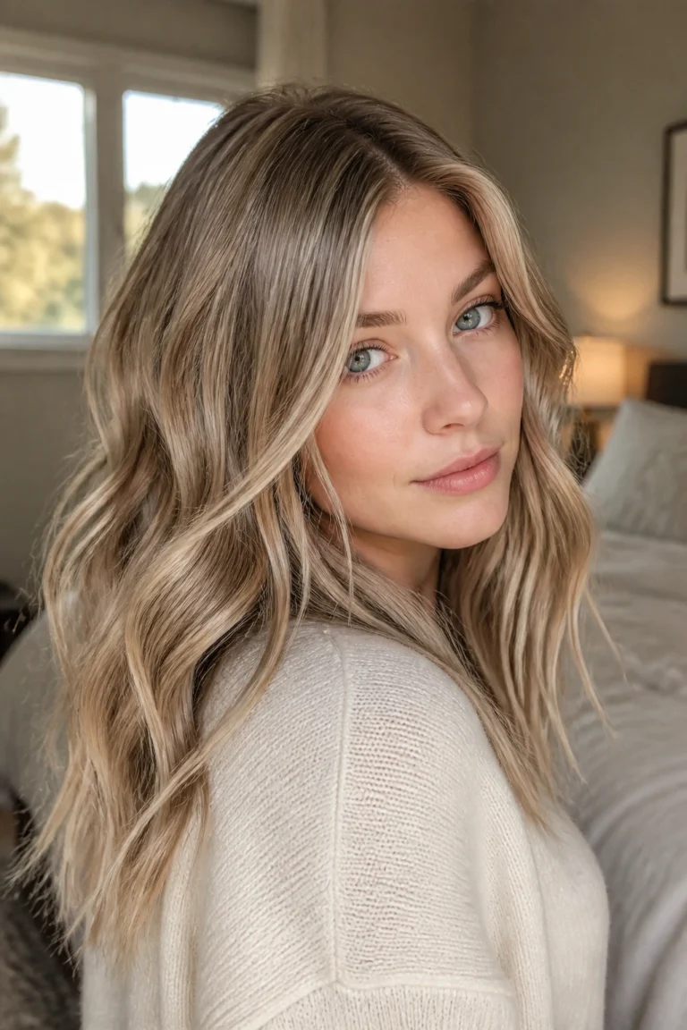 30 Blonde Brown All-Over Highlights for Pale Skin