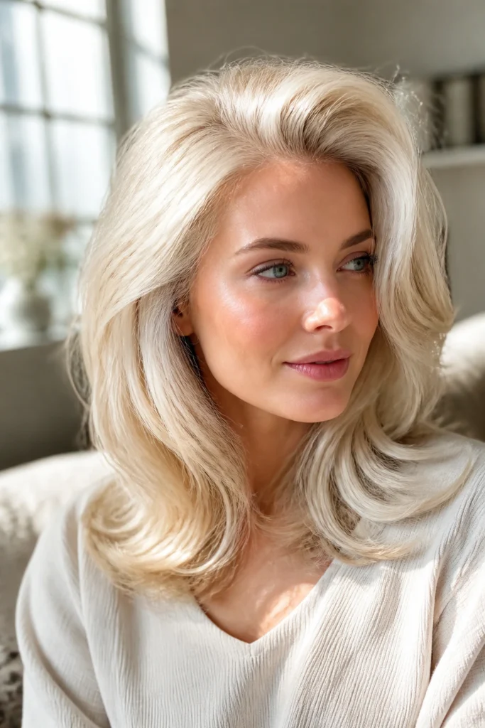 25 Types Platinum Blonde Hairstyles for Fair Skin