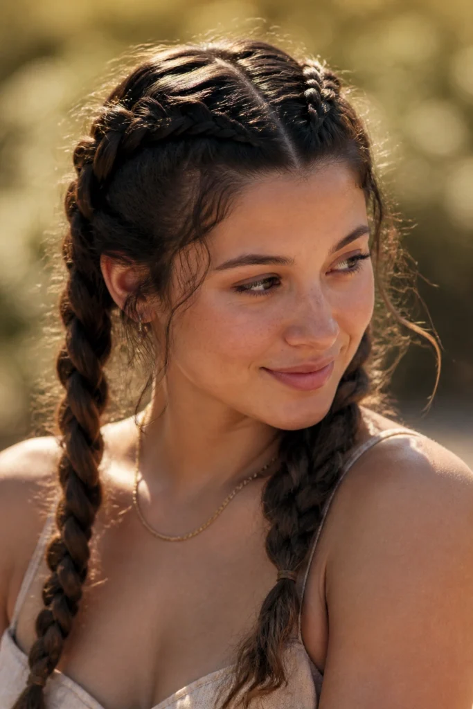 30 Twin Braids for a Protective Style with Wavy Hair
