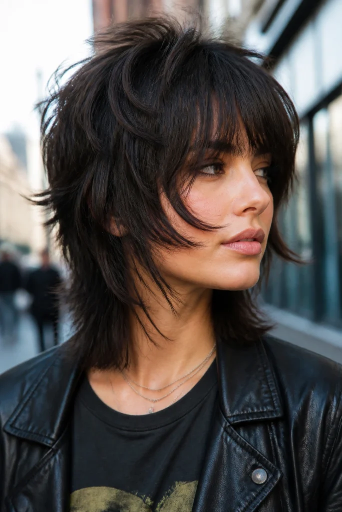 30 Shaggy Rocker Hairstyles for Round Faces