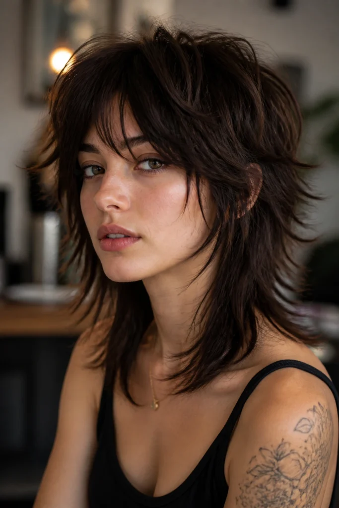 30 Modern Long Shag Haircuts for Medium Hair