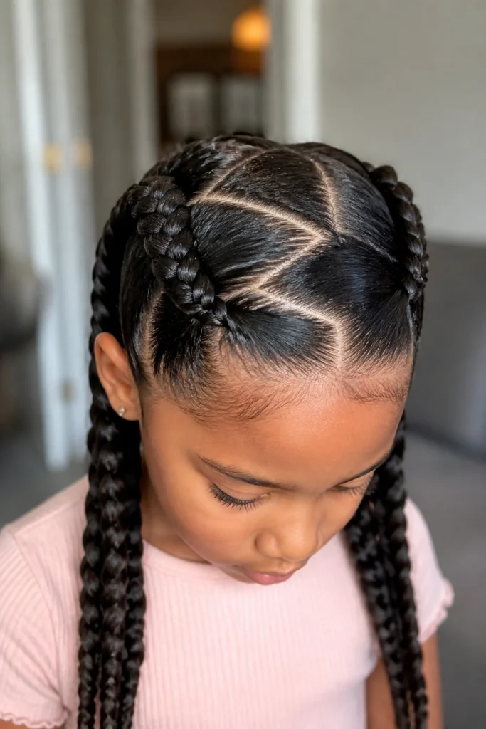 35 Intricate Braids for Little Girls with Curly Hair